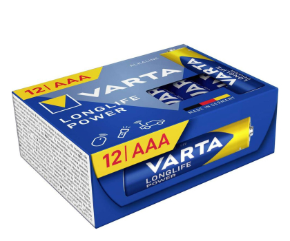 Bateria lub akumulatorek VARTA Longlife Power AAA (12 szt.) 4903121132